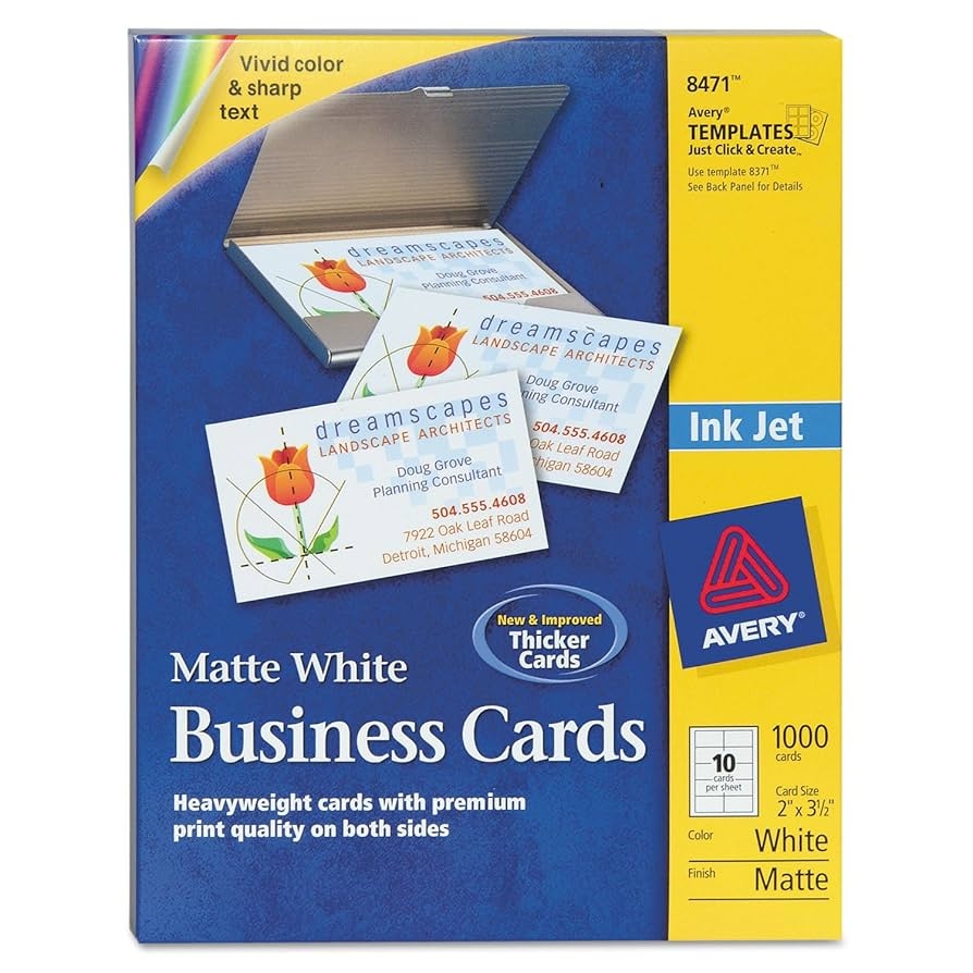 Free Printable Business Cards Avery