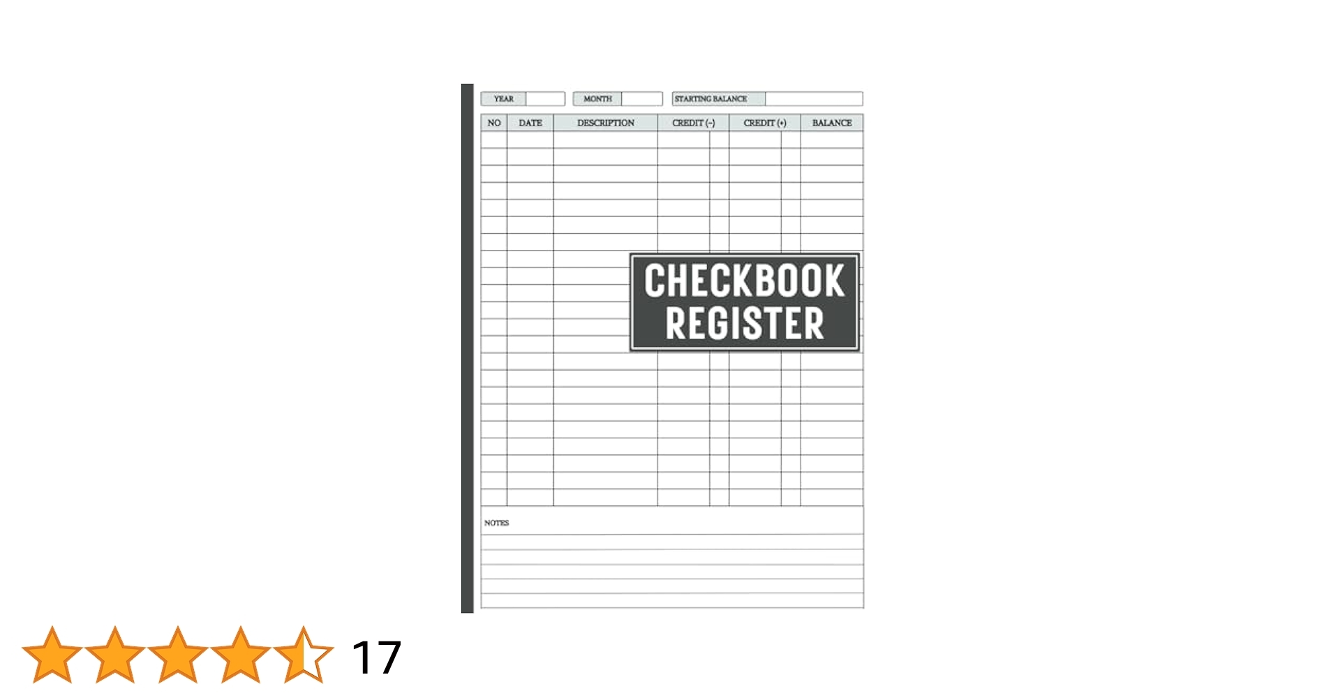 Amazon Checkbook Register Large Print 8 5 X 11 Inches 109 Pages Markle Emma Books