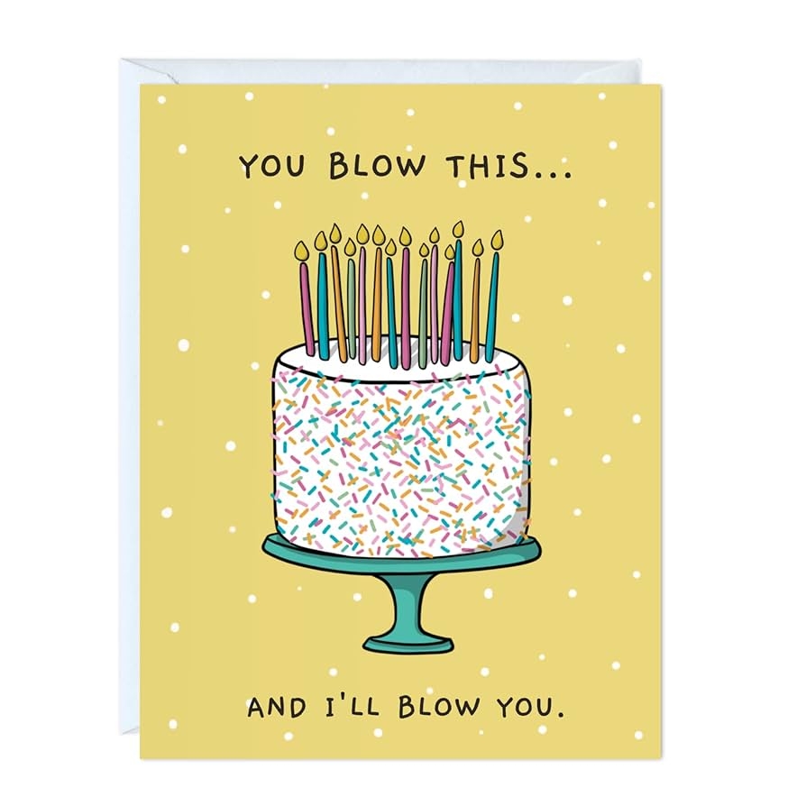 Amazon Funny Naughty Birthday Card Dirty Card For 18th 16th 21st 30th 40th 50th 60th 65th Bday For Boyfriend Husband Mom Dad Girlfriend Wife Greeting Card Office Products