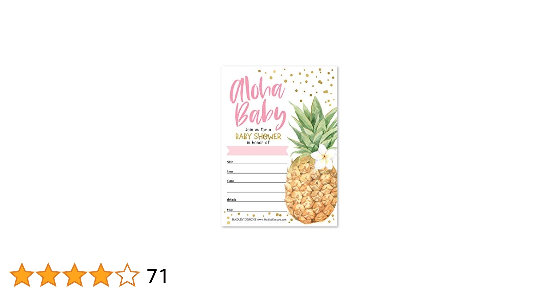Free Printable Invitations Hawaii Baby Shower