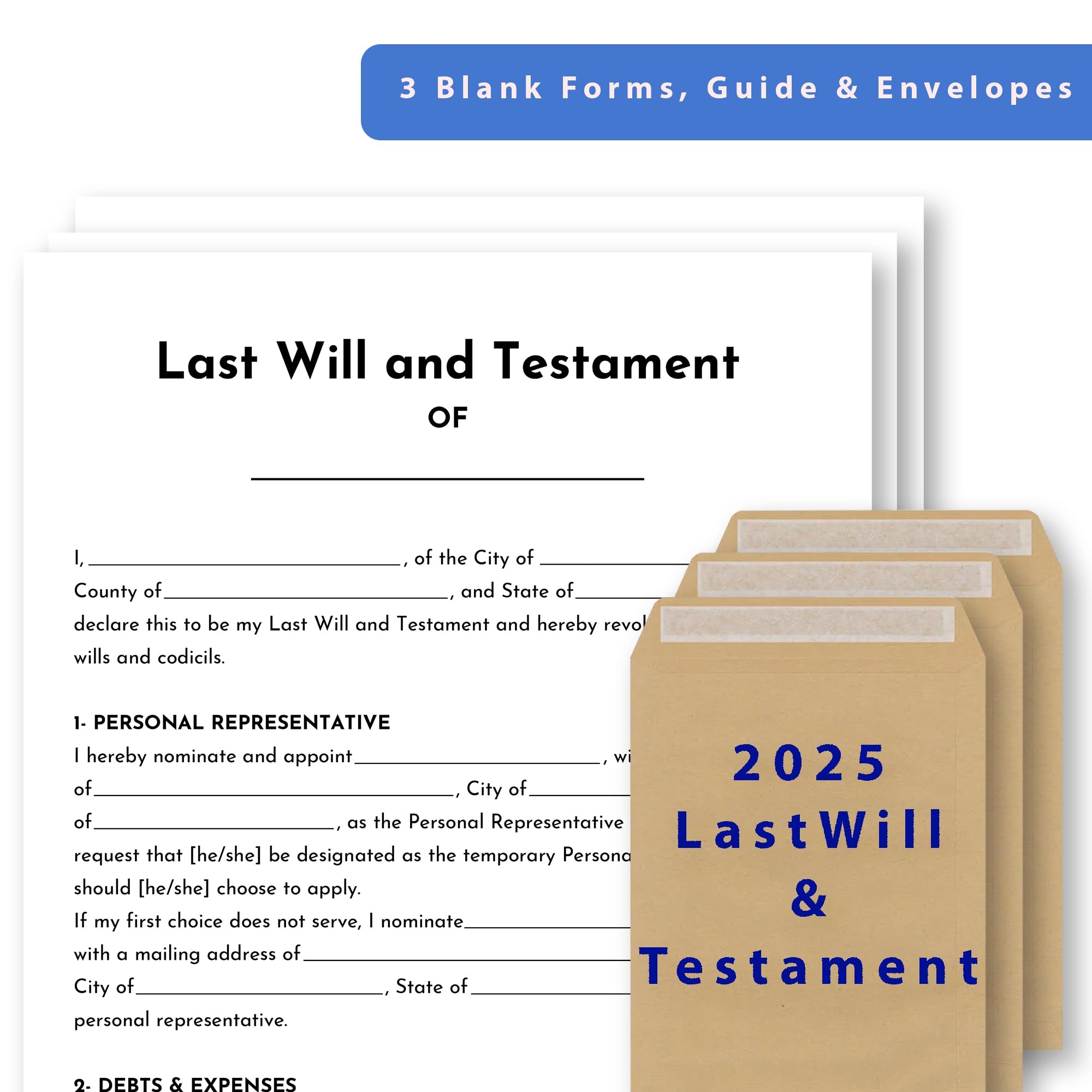 Printable Will Forms Free Pdf
