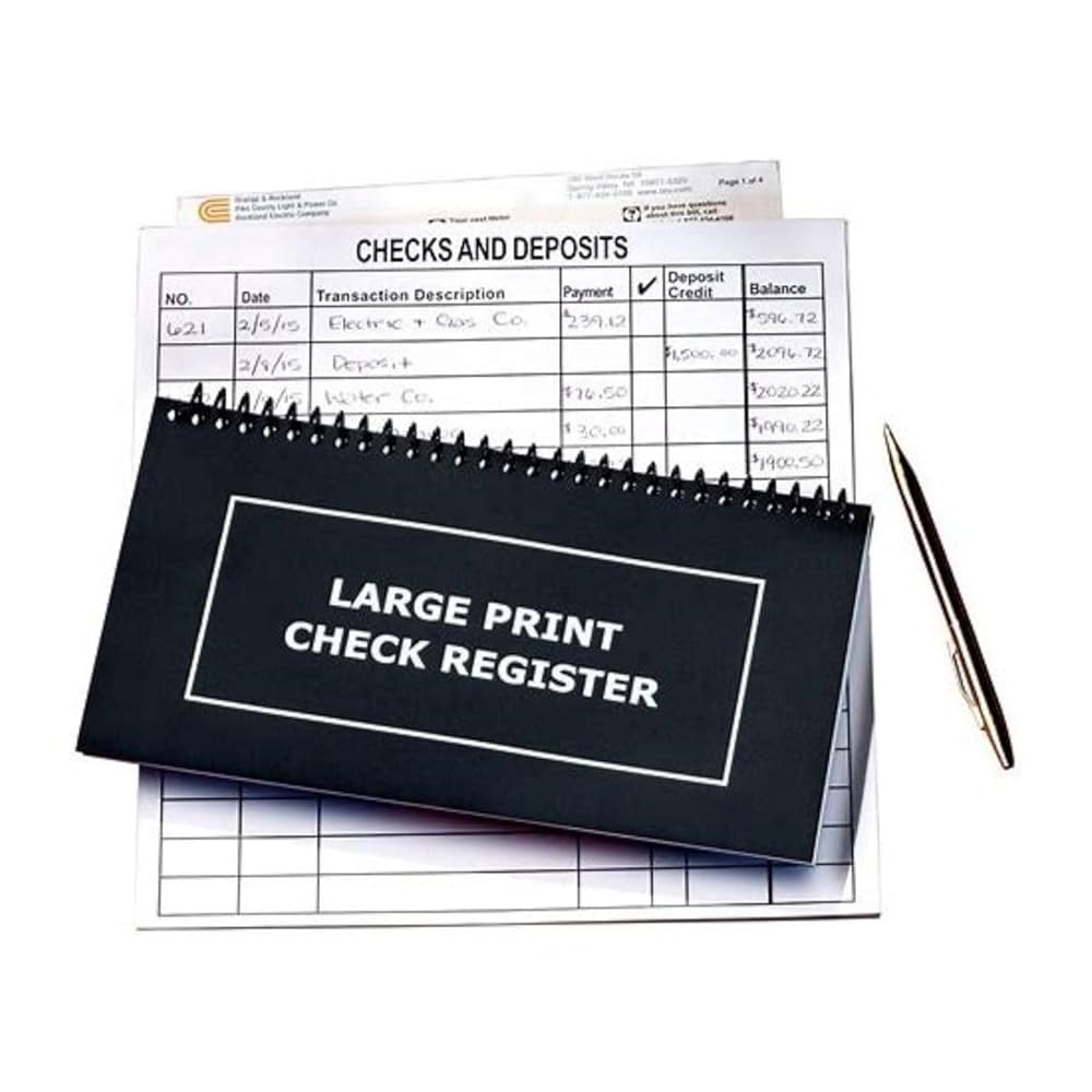 Amazon The Giant Print Check Register Office Products