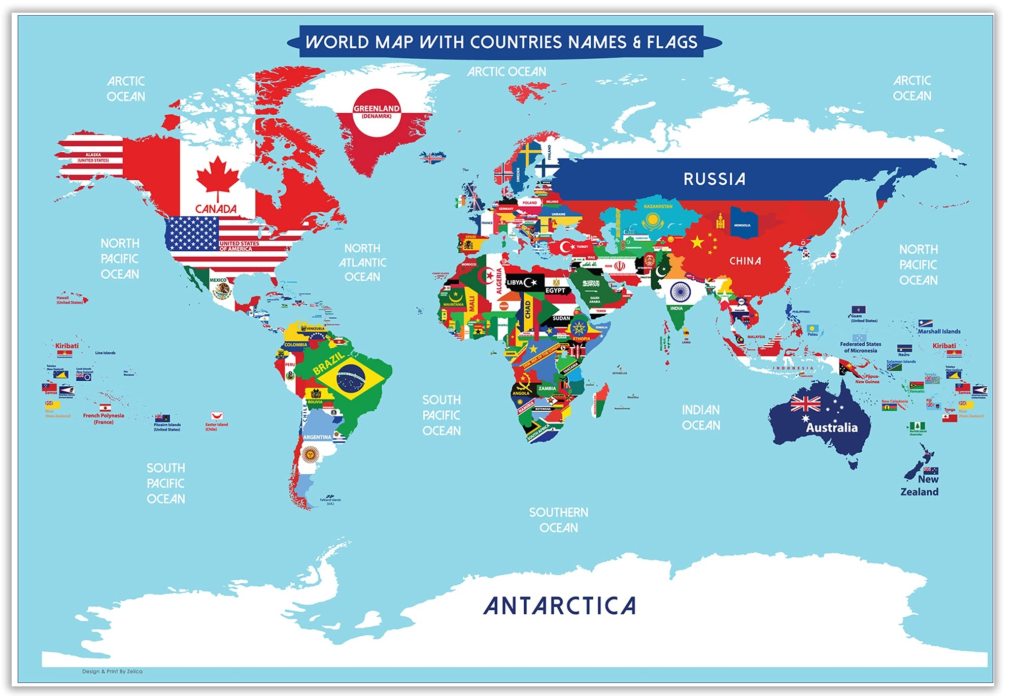 Free Printable World Map With Countries Free Printable World Map With Countries