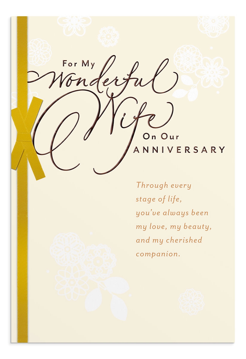 Anniversary Card Wife Through Every Stage Reilly s Church Supply Gift Boutique