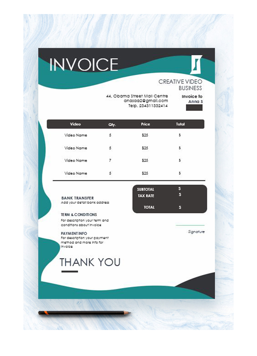 Best 10 Editable Free Invoice Templates Word Download Now WPS Office Academy