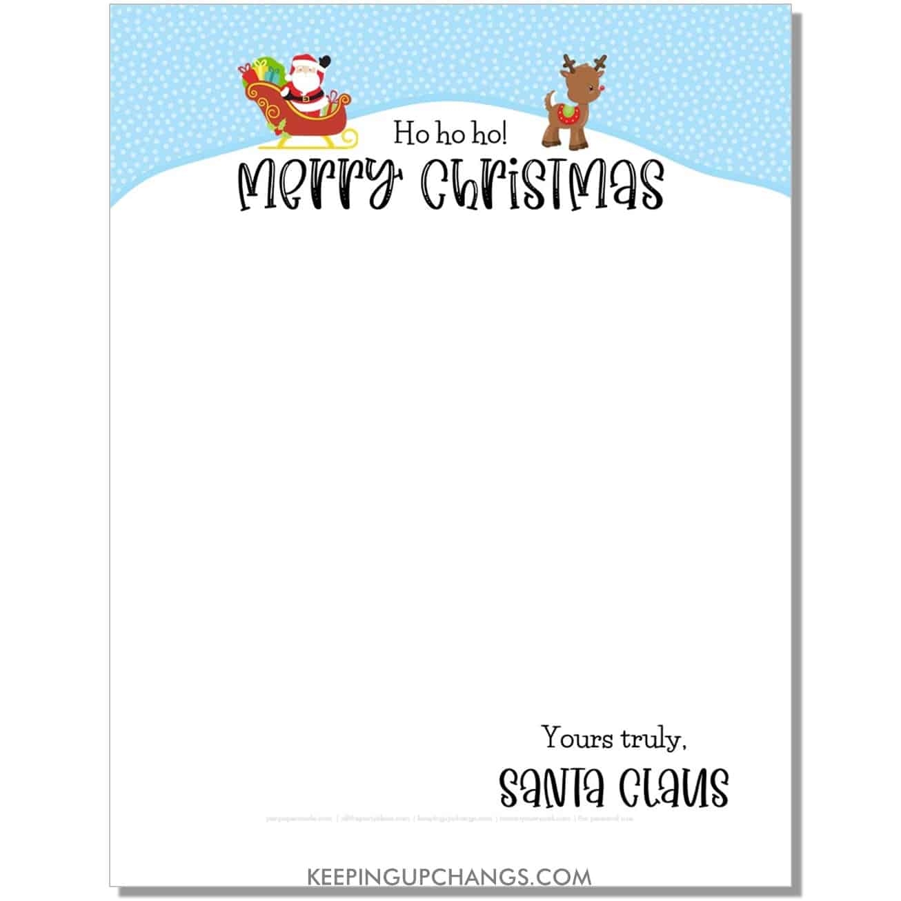 Best Free Santa Letterhead Printables Top Downloads 