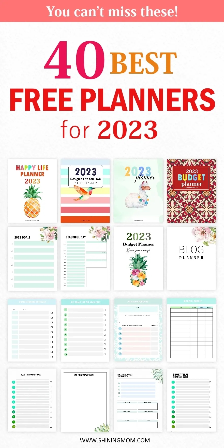 Free Printable Budget Planner 2023 Pdf