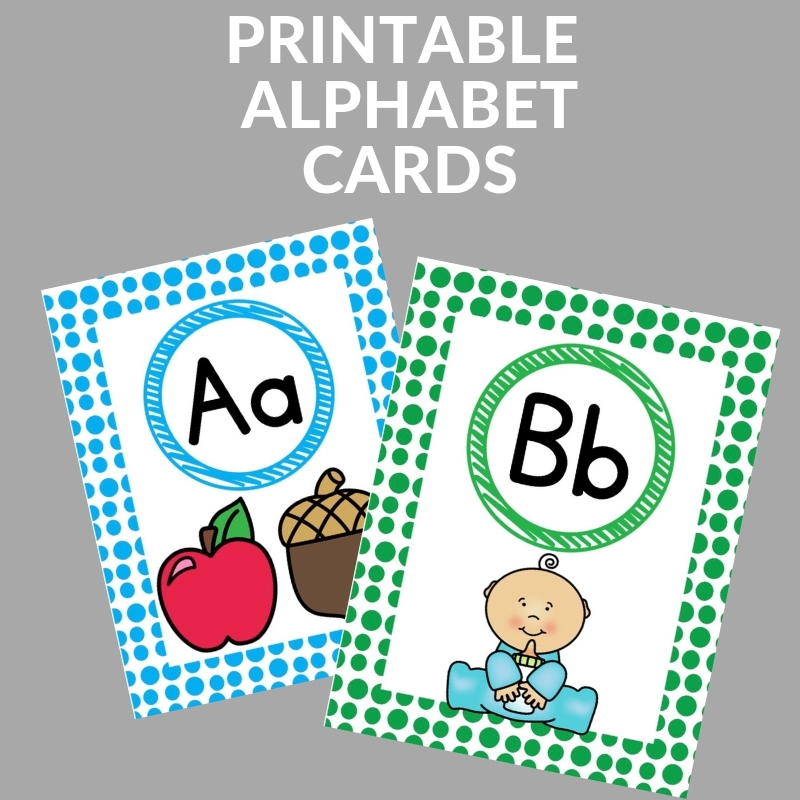 Big And Free Printable Alphabet Cards