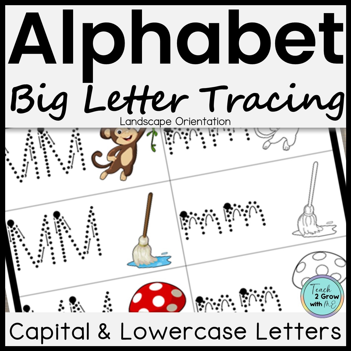 Large Alphabet Tracing Letters Free Printable