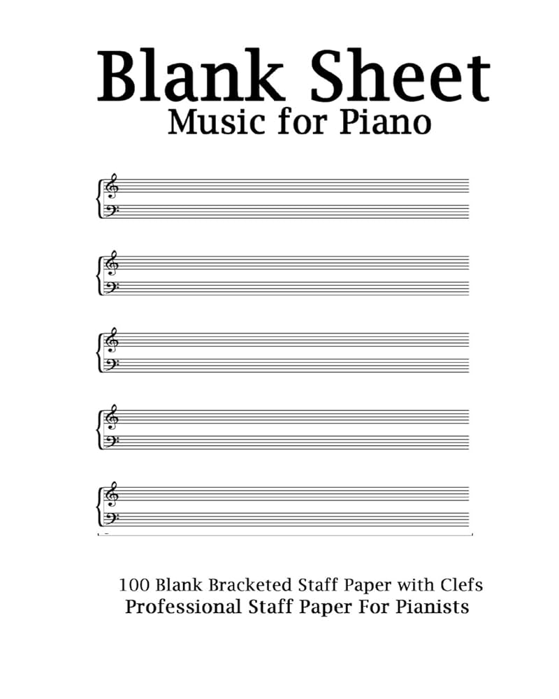 Free Printable Staff Paper Blank Sheet Music