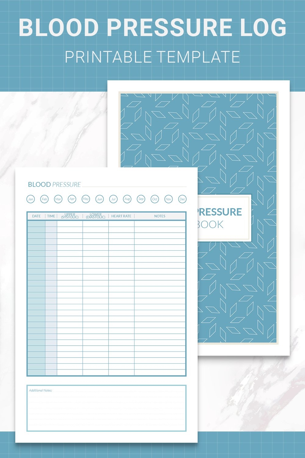 Blood Pressure Log Printable Template