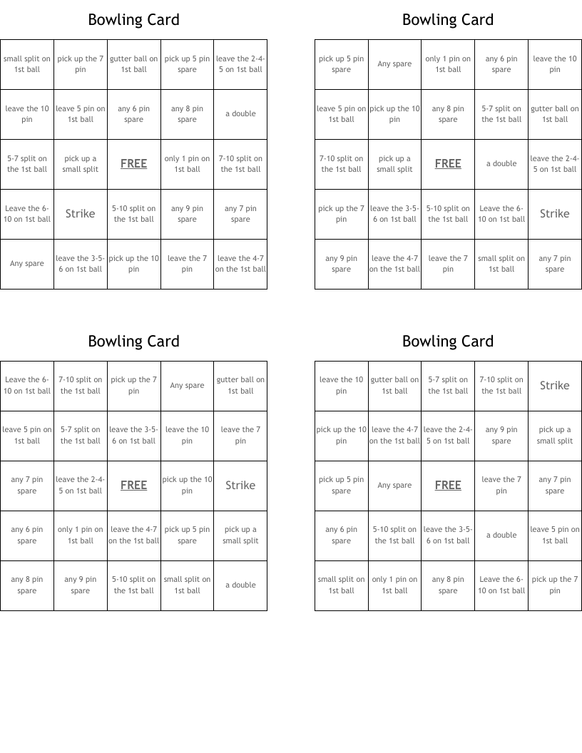 Printable Bingo Cards Free Printable Pdf