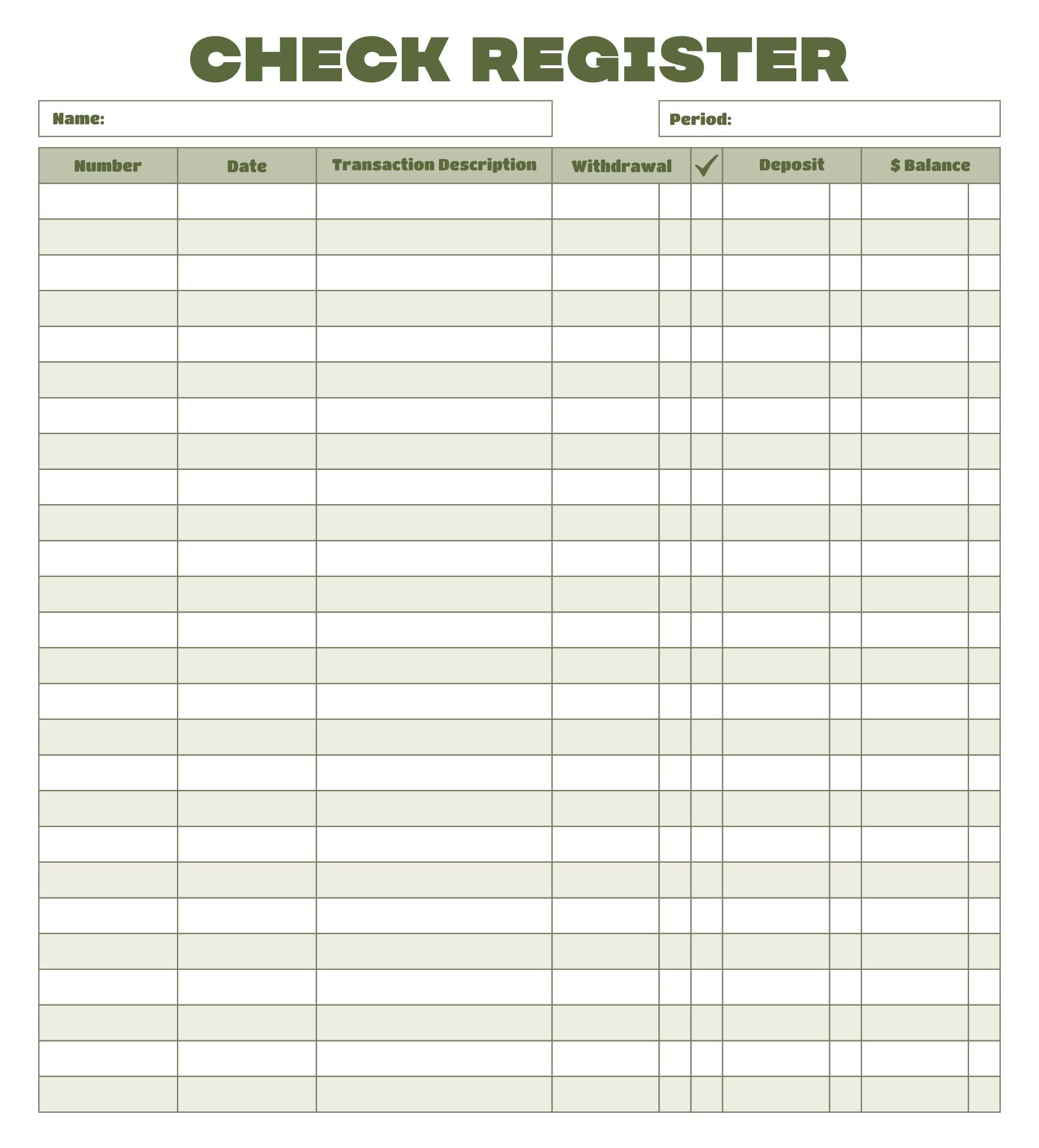 Check Register Pages 7 Free PDF Printables Printablee