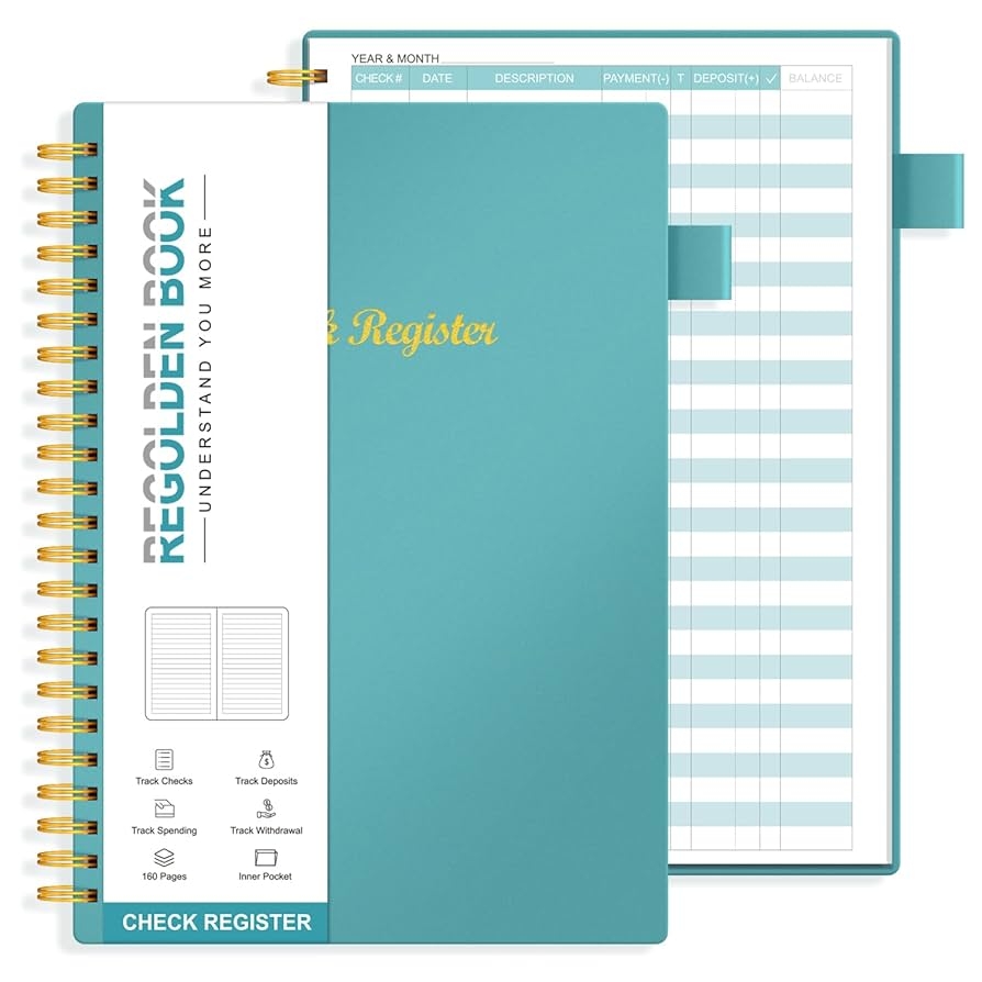 Checkbook Registers For Personal Checkbook Checkbook Register Printable Transaction Register Check Register Pages Finances Debt Payoff Checkbook Planner Inserts A4 A5 Letter PDF Transaction Registers For Personal Checkbook