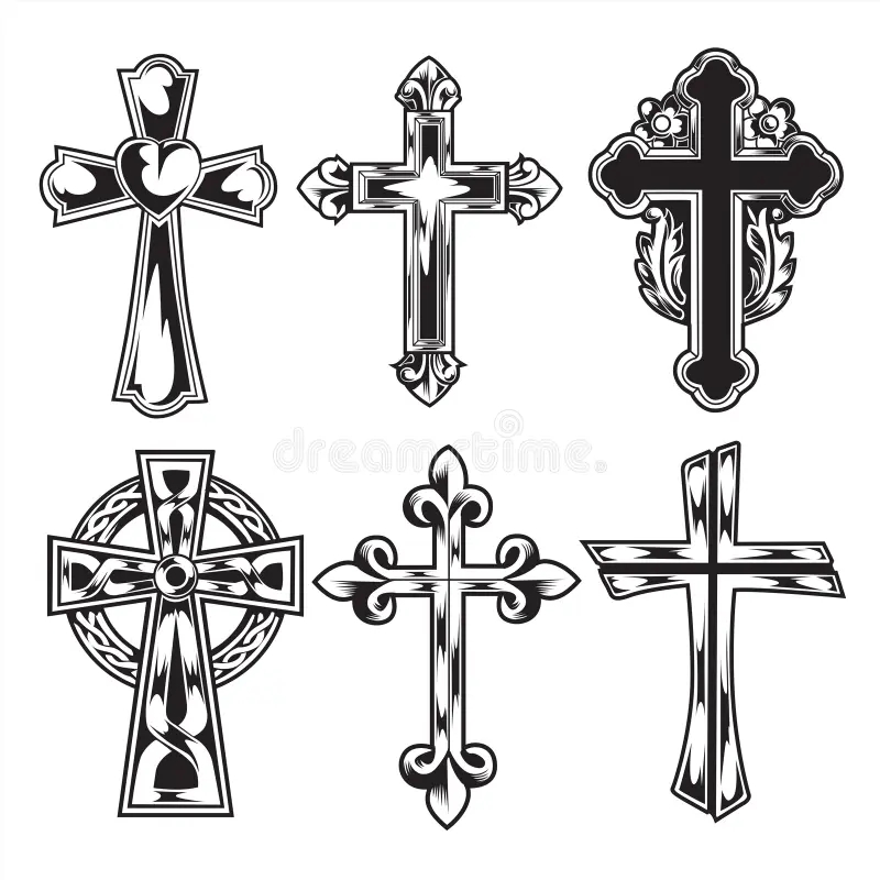 Christian Cross Black White Clipart Stock Illustrations 674 Christian Cross Black White Clipart Stock Illustrations Vectors Clipart Dreamstime