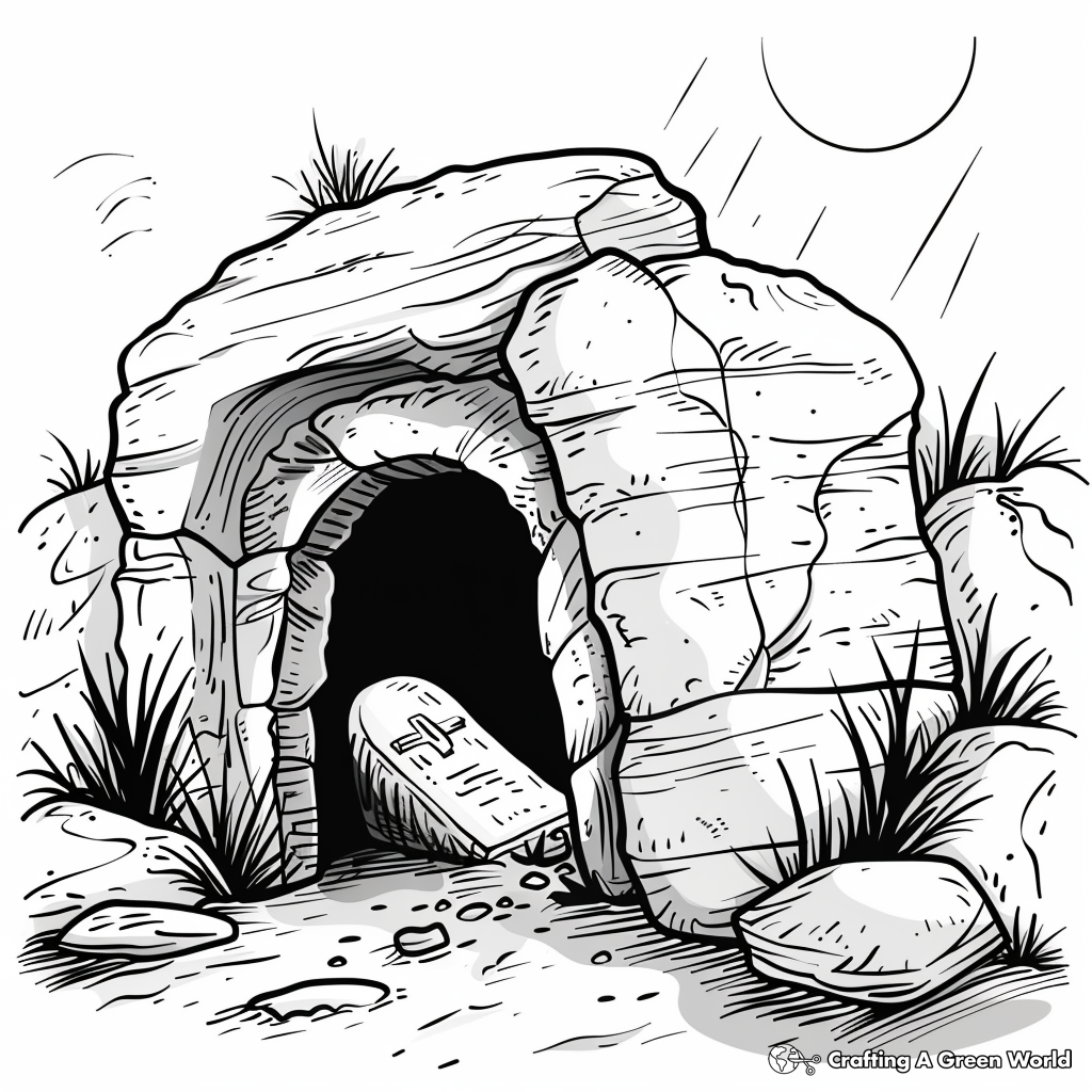 Christian Easter Coloring Pages Free Printable 
