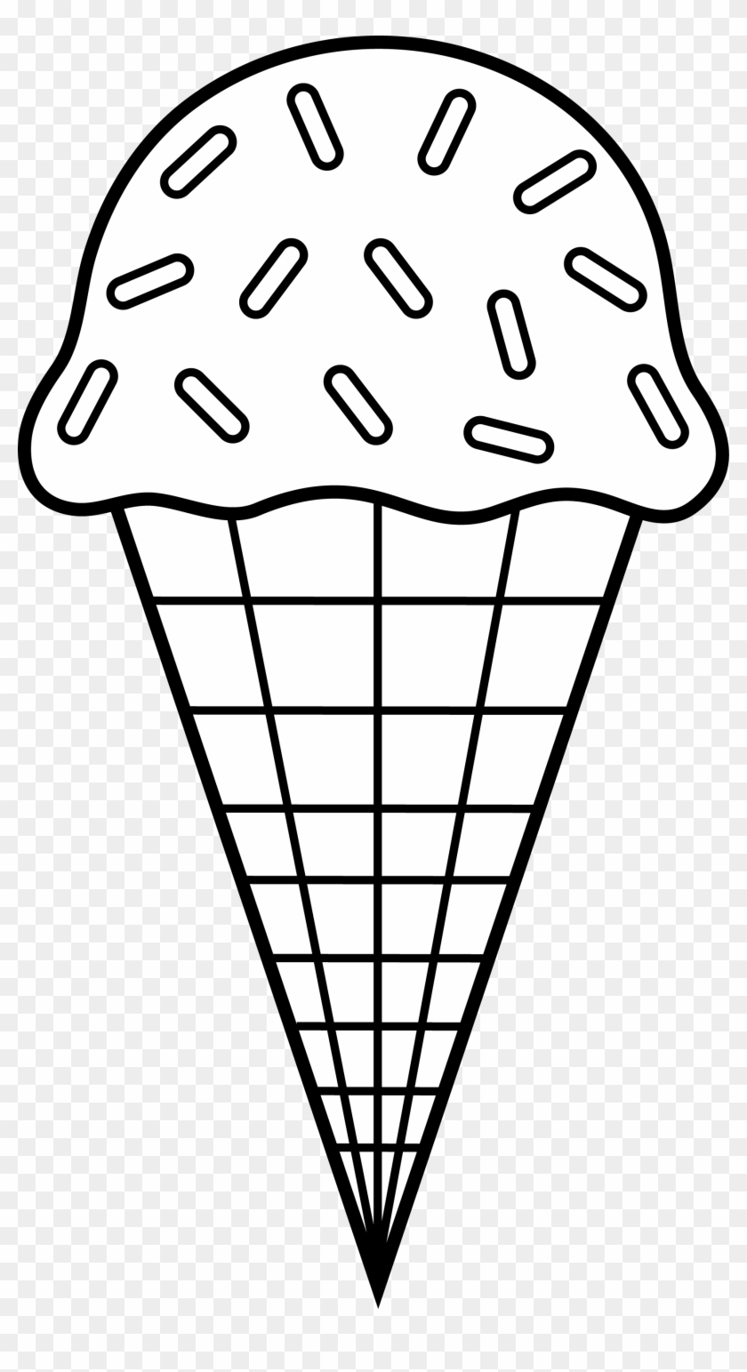 Colorable Ice Cream Line Art Free Clip Art Printables Ice Cream Black And White Clip Art HD Png Download 1783x3192 459872 PngFind