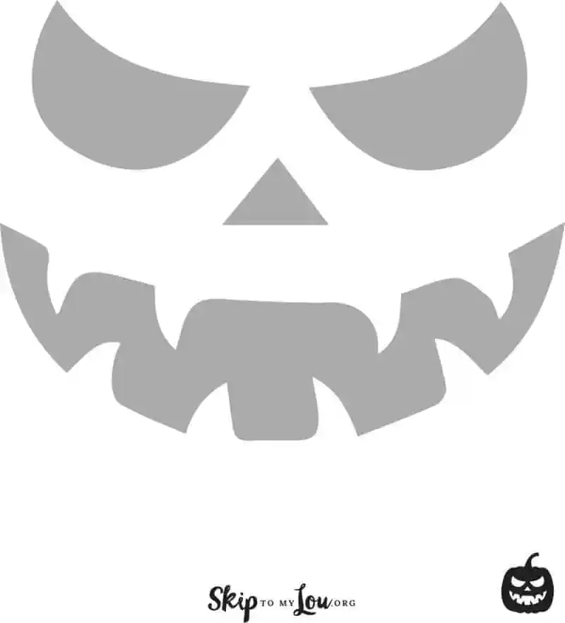Scary Pumpkin Carving Stencils Free Printable