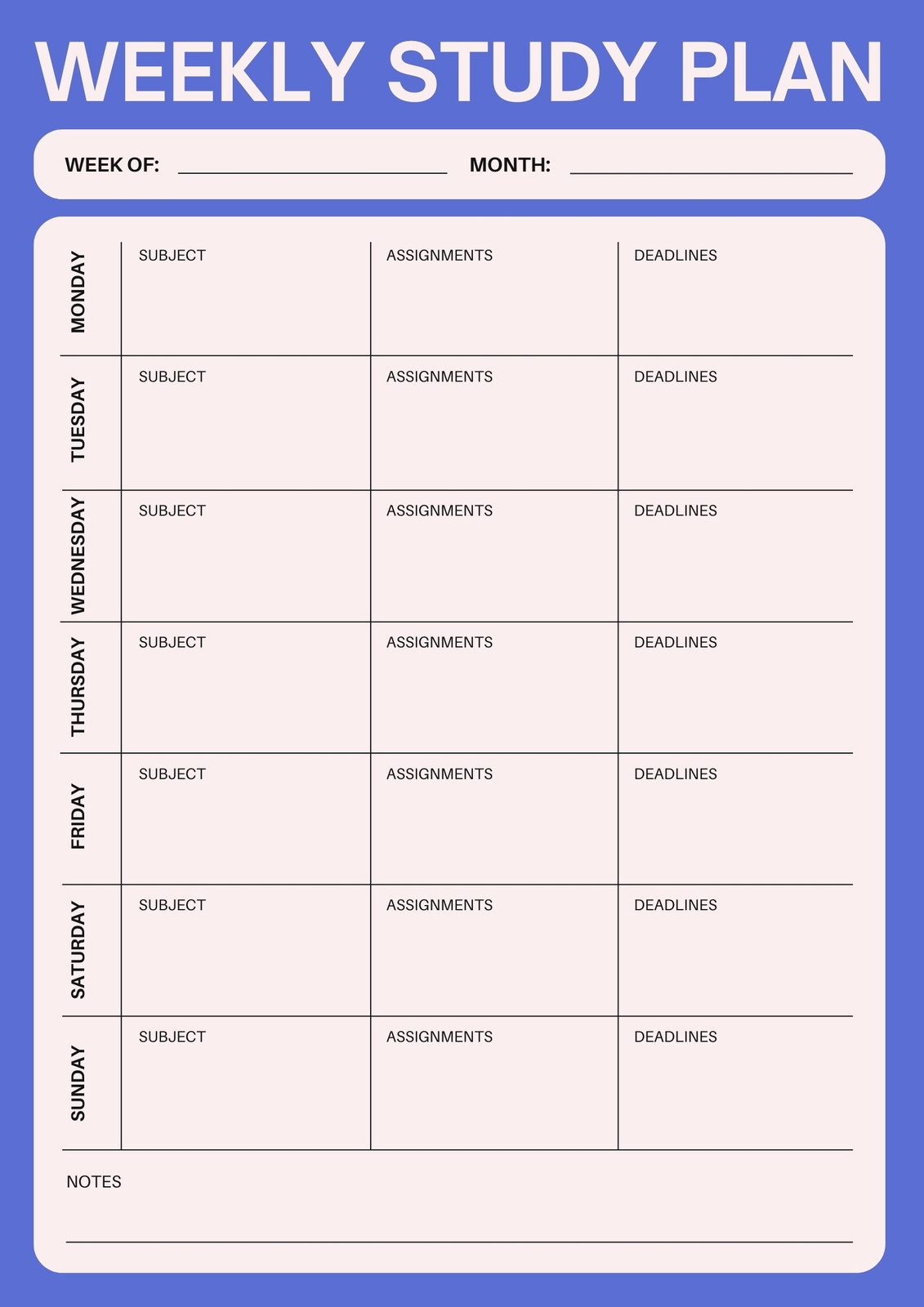 Customize 525 Student Planner Templates Online Canva