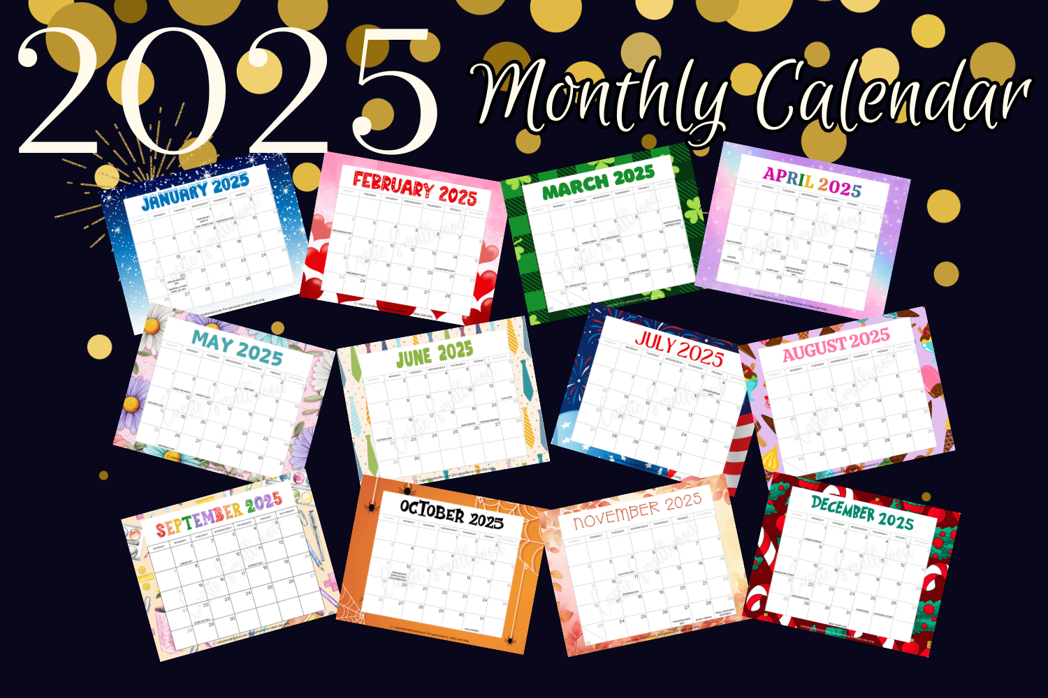 Free Calendar 2025 Printable
