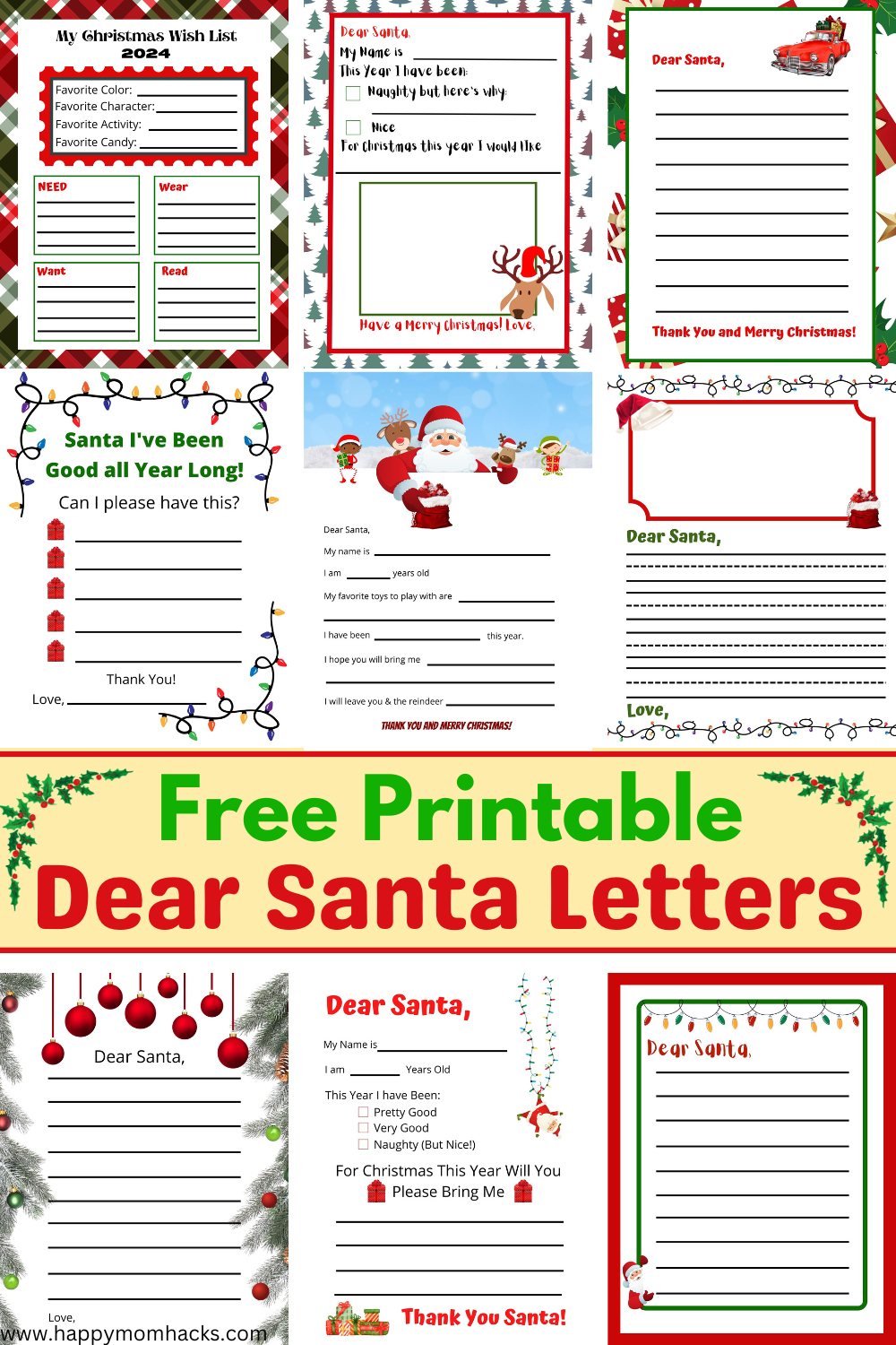 Free Printable Santa Letter Pdf
