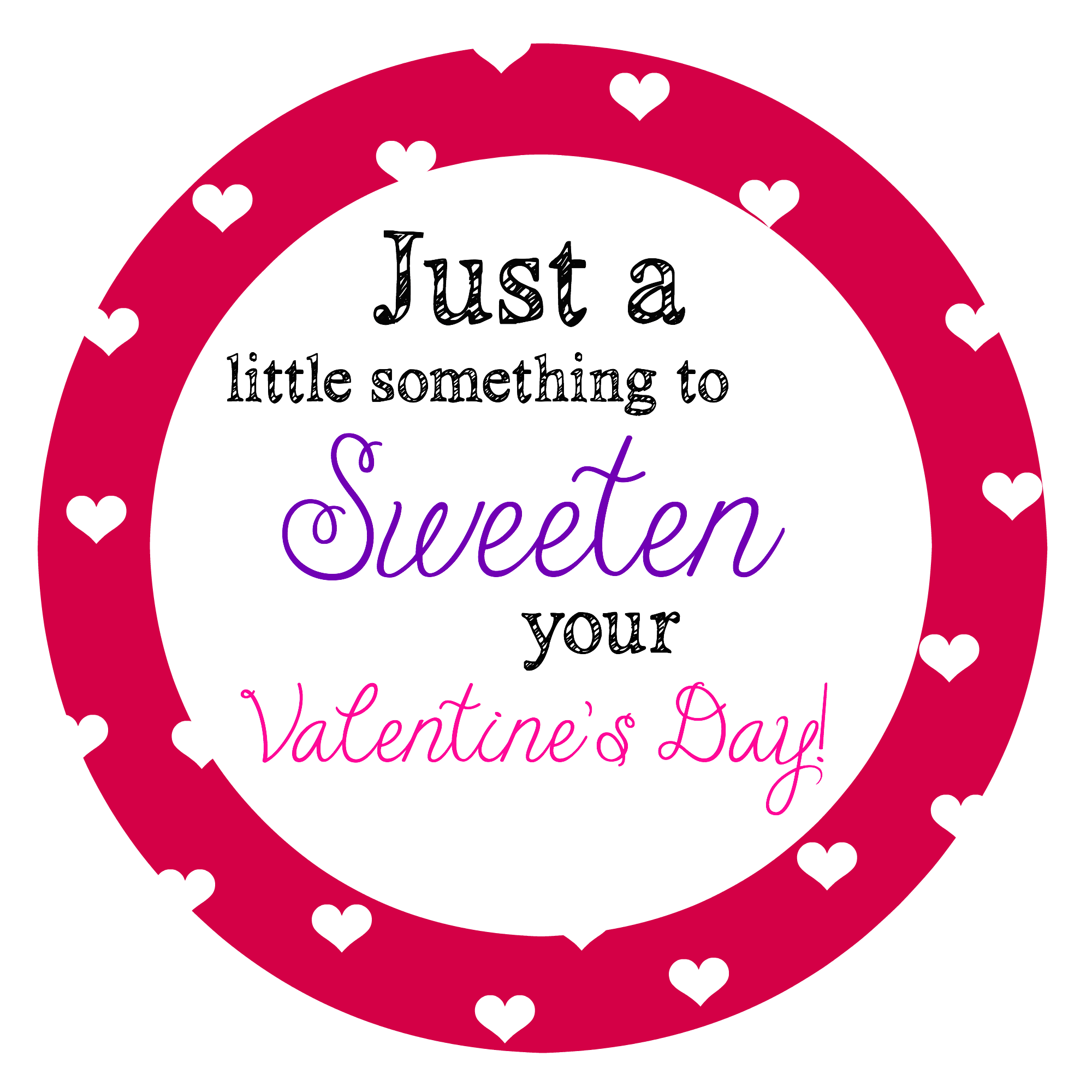 Free Printable Valentines Gift Tags