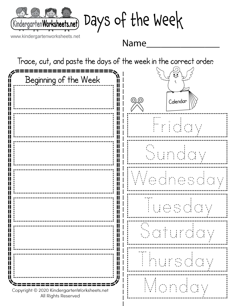Kindergarten Worksheets Free Printable Pdf