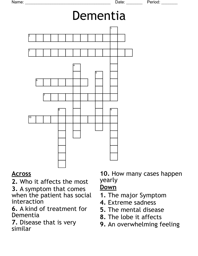 Free Printable Puzzles For Dementia Patients