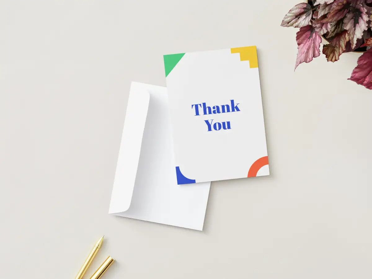 Free Printable Thank You Cards With Envelopes