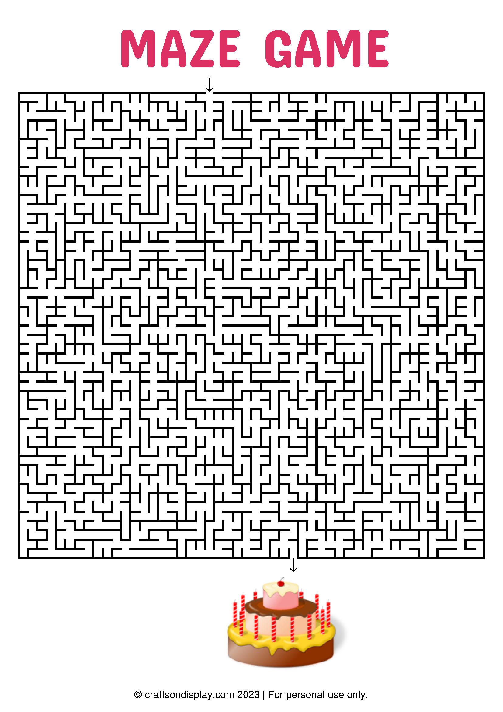 Difficult Mazes ages 13 Crafts On Display