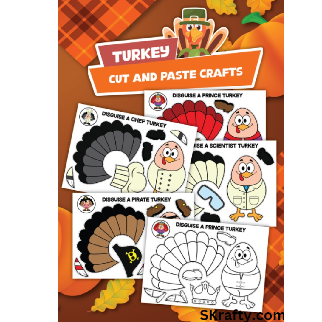 Disguise A Turkey Printable Craft SKrafty