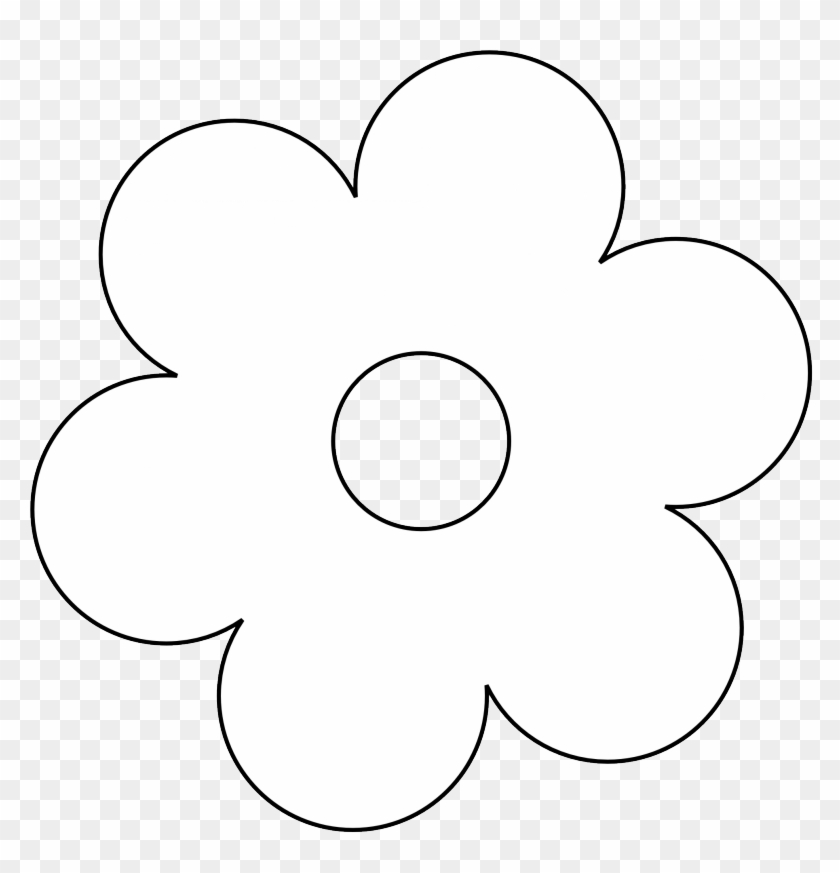 Download Free Printable Clipart And Coloring Pages Flower White Clip Art HD Png Download 800x793 254294 PngFind
