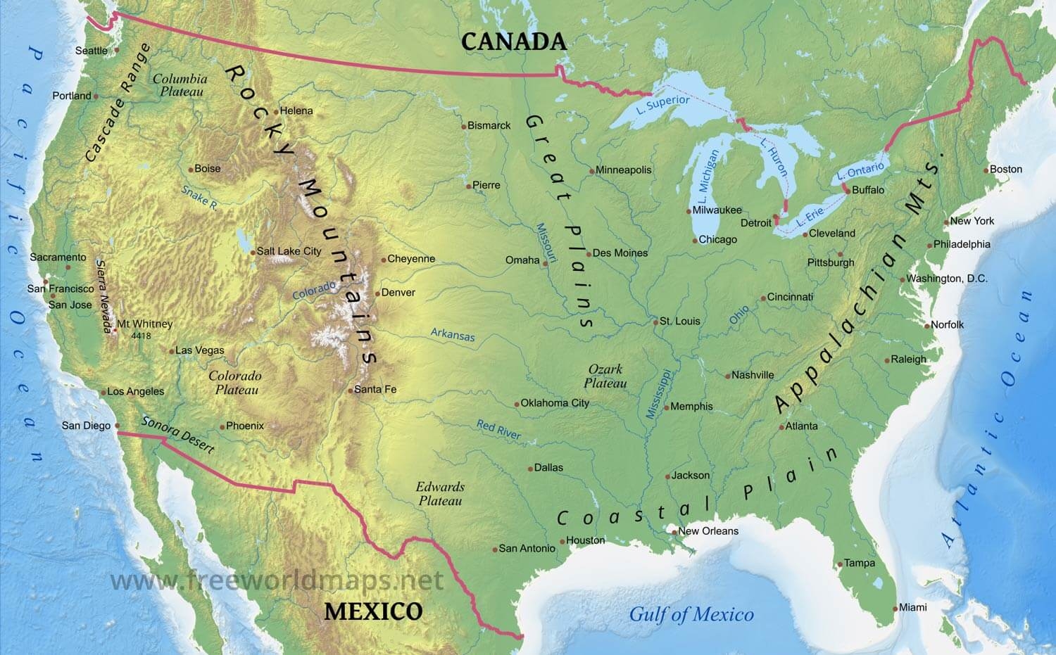 Download Free US Maps