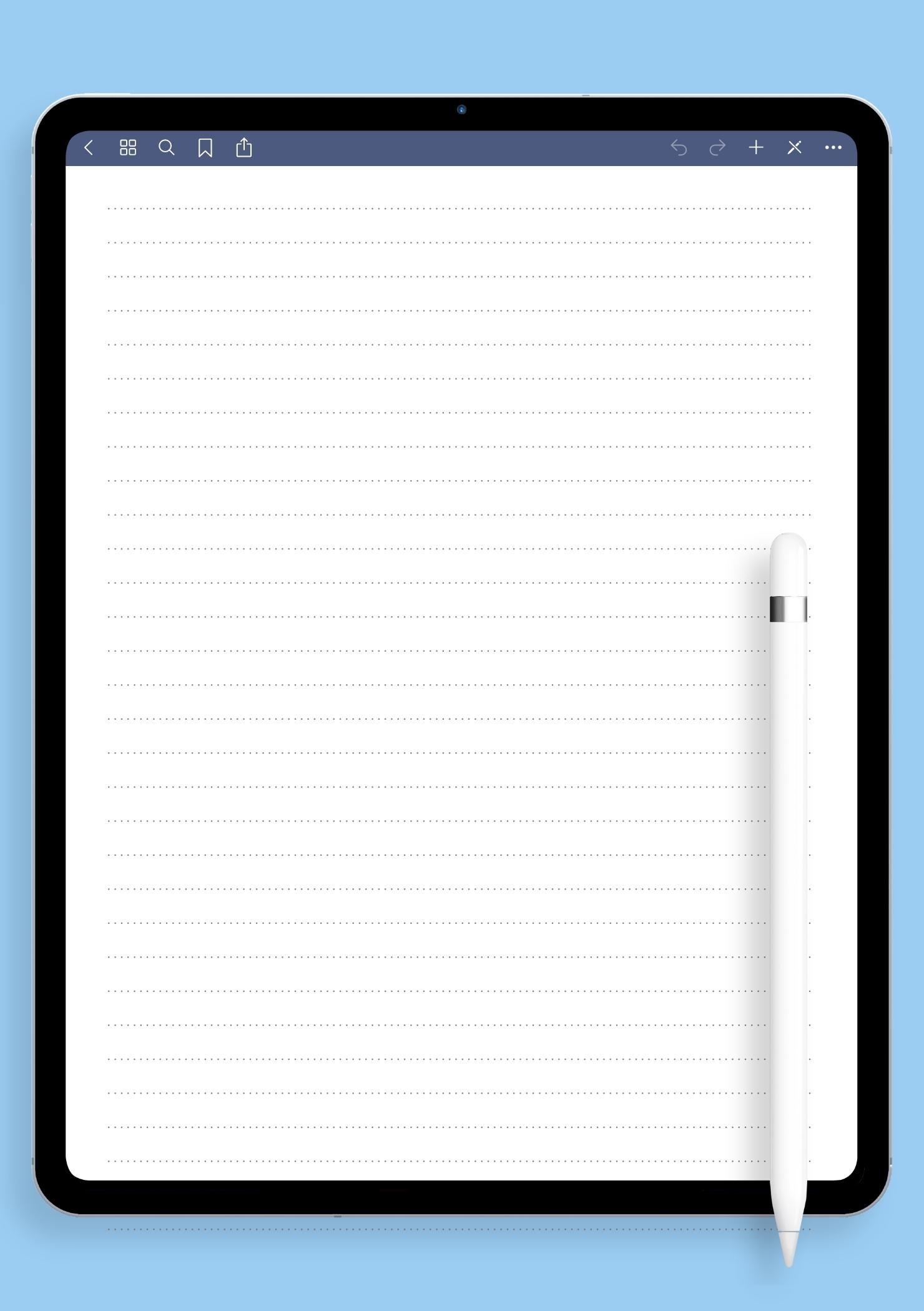Download Printable Dotted Lined Paper Printables 6 35 Mm Line Height PDF