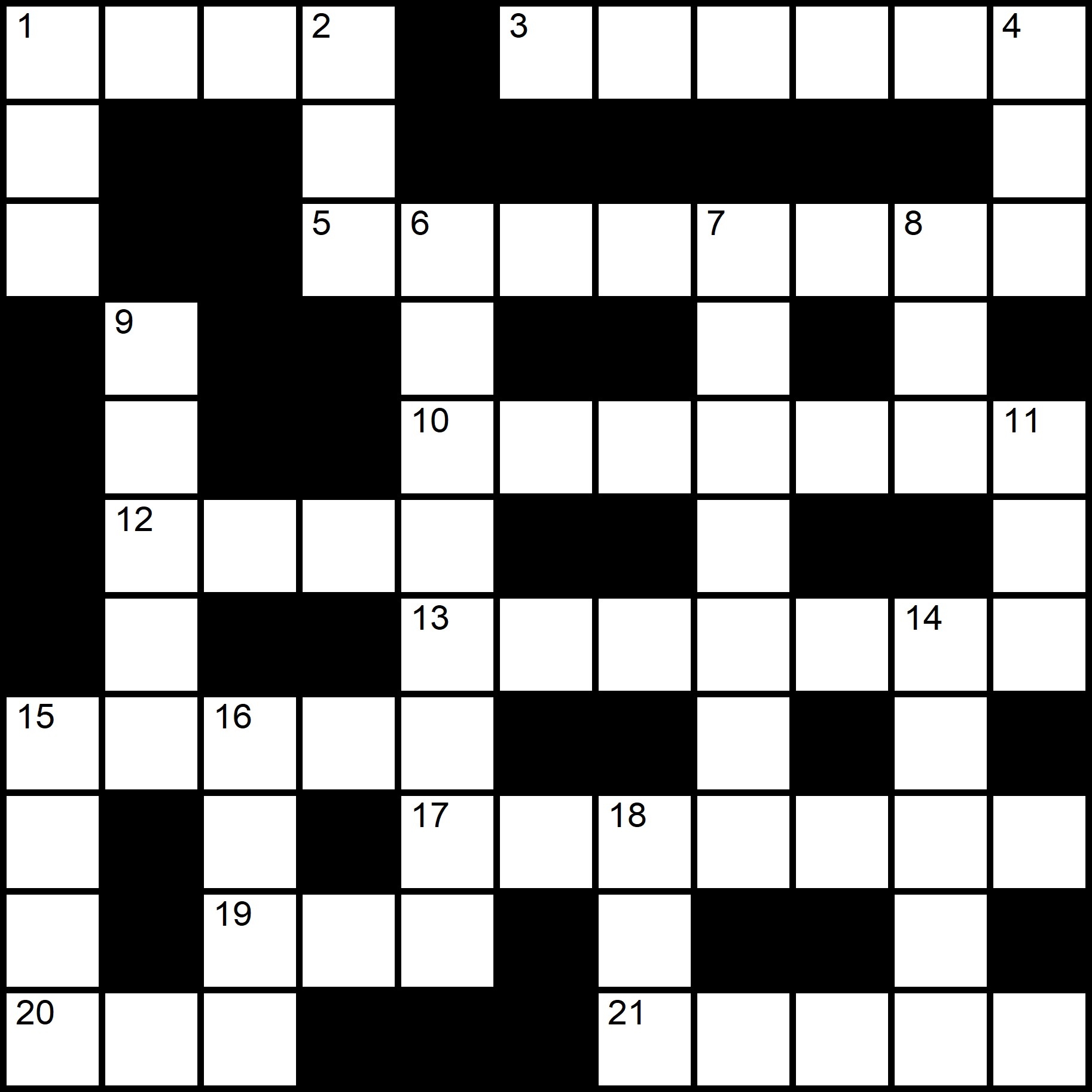 Free Daily Printable Crossword Puzzles