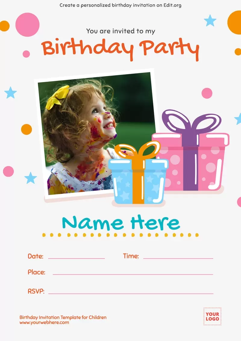 Free Printable Birthday Invitations Online