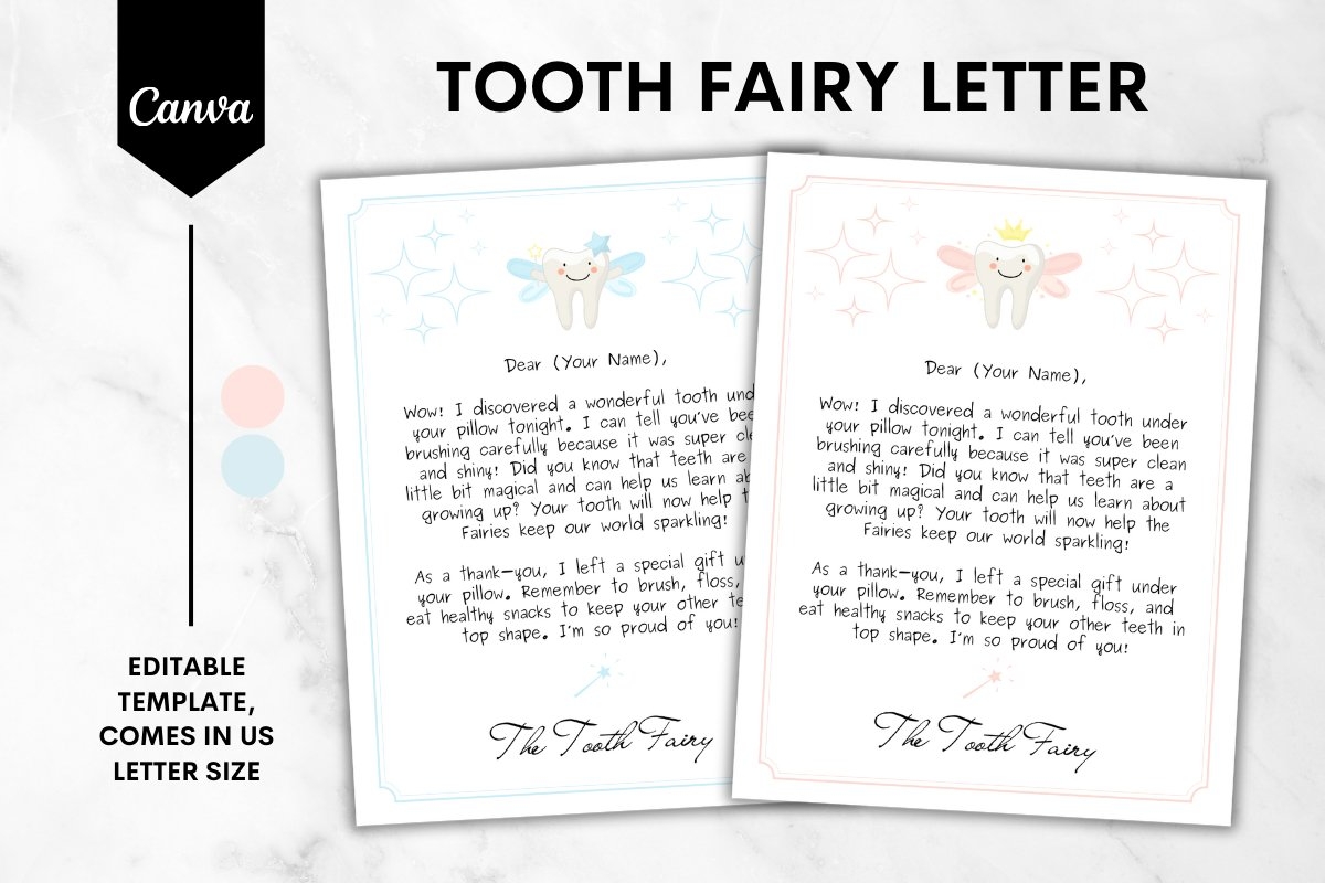 Free Printable Tooth Fairy Letter For Boy