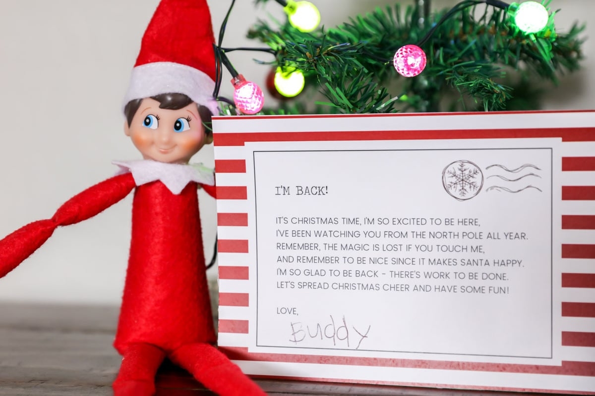 Free Elf On The Shelf Goodbye Printables 2020
