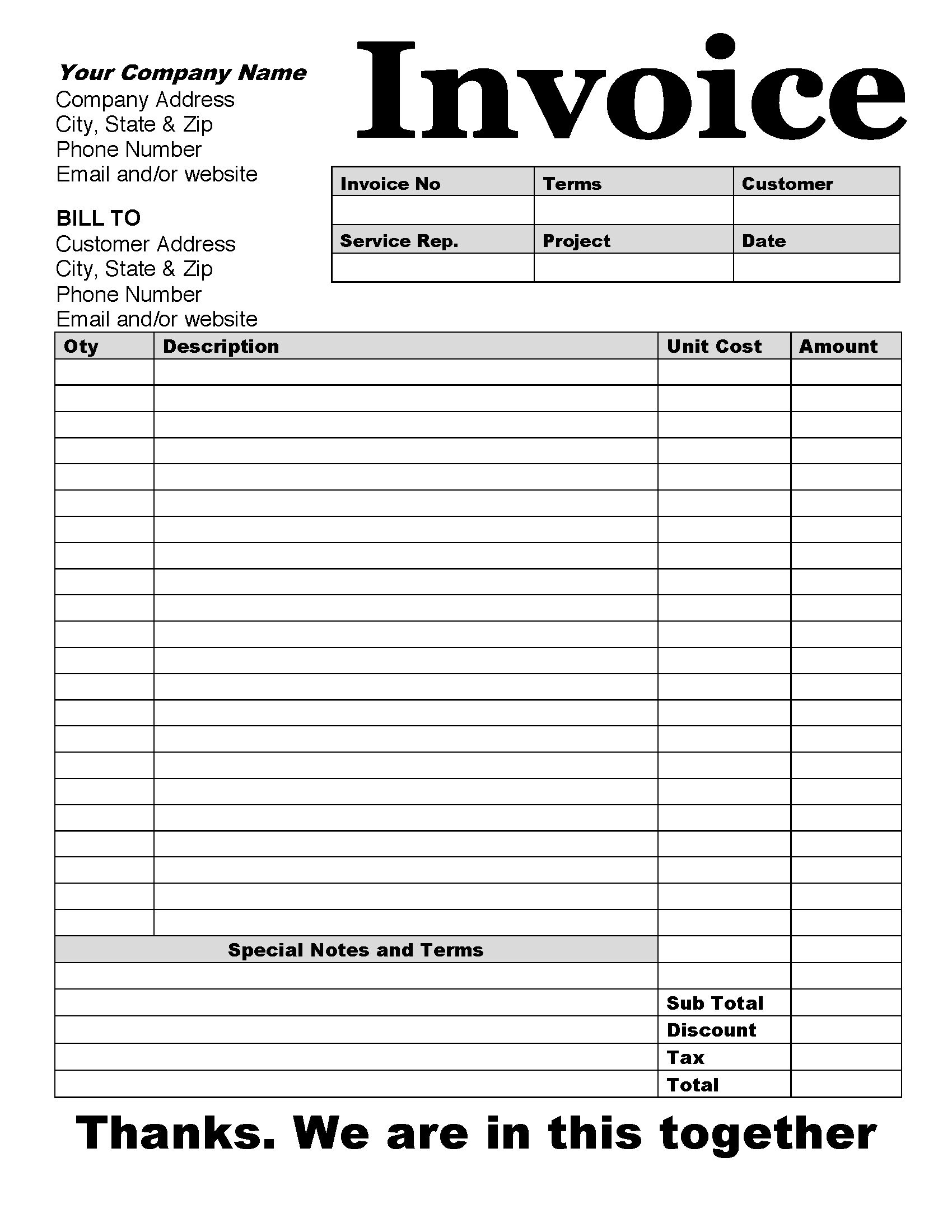 ESTIMATE INVOICE Template Old Gray Black Documented Template Printable Editable Downloadable Etsy