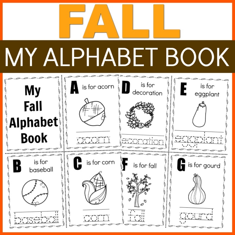 Fall Alphabet ABC Book Printable The Denver Housewife