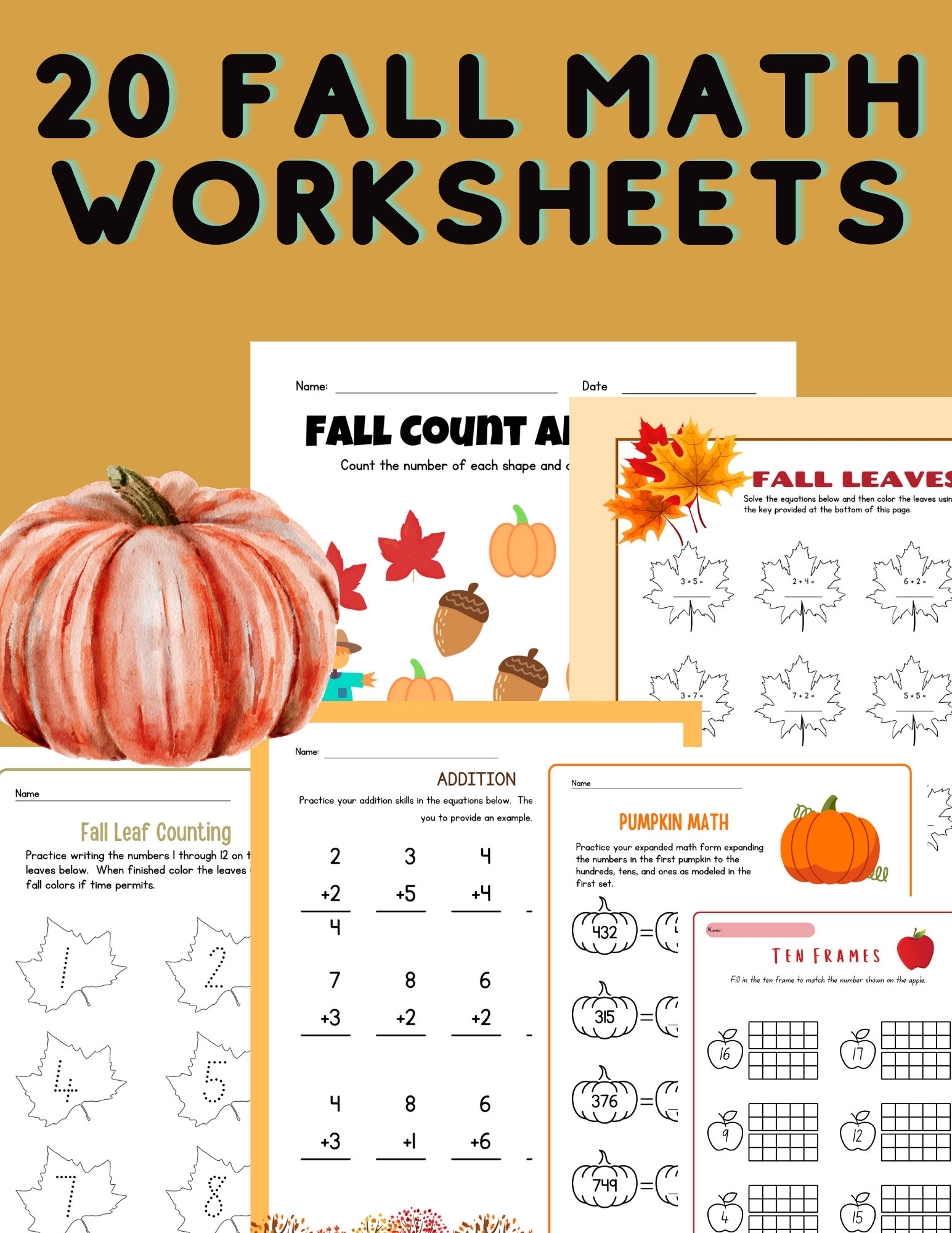 Free Printable Math Activities