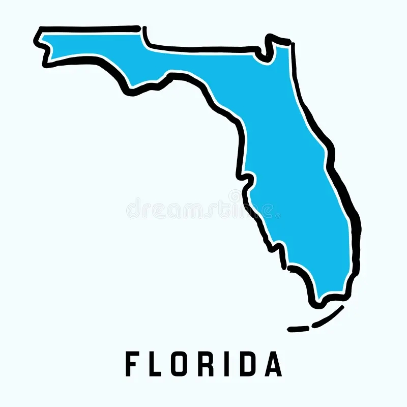 Florida Shape Stock Illustrations 4 003 Florida Shape Stock Illustrations Vectors Clipart Dreamstime
