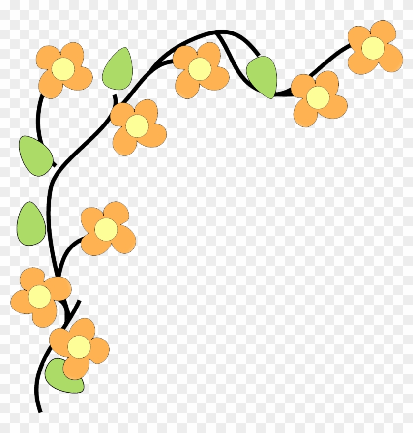 Flower Border Free Printable Clip Flower Clipart Border Transparent Free Transparent PNG Clipart Images Download