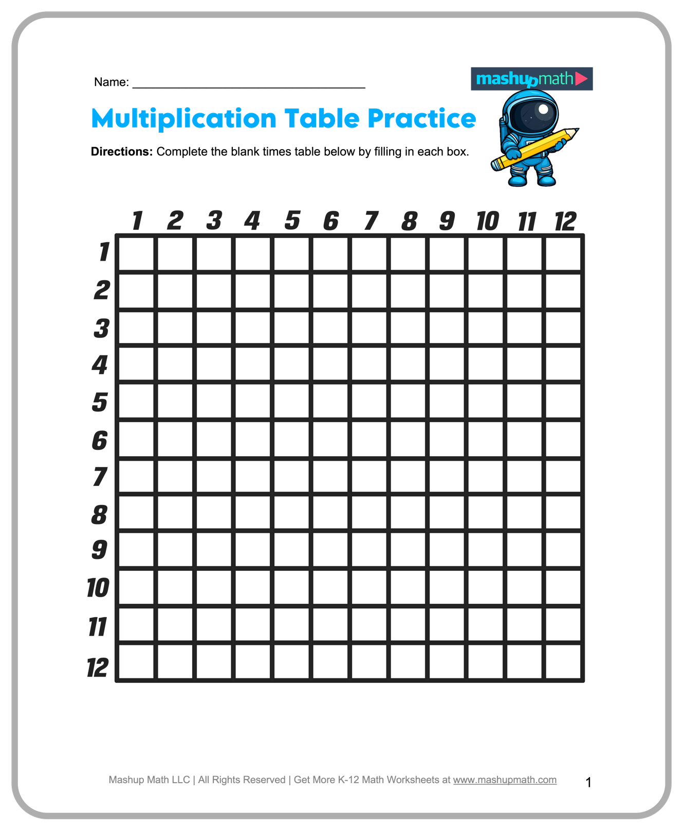 Free Printable Homework Sheets For 3rd Grade