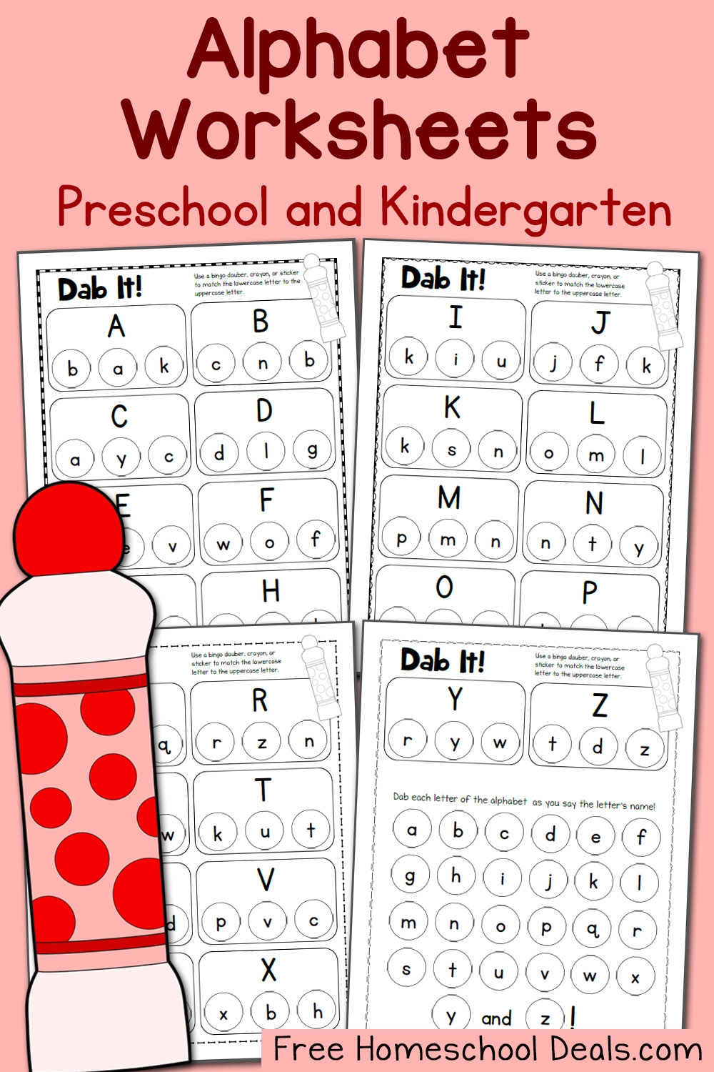 Free Printable Abc Worksheets For Preschool