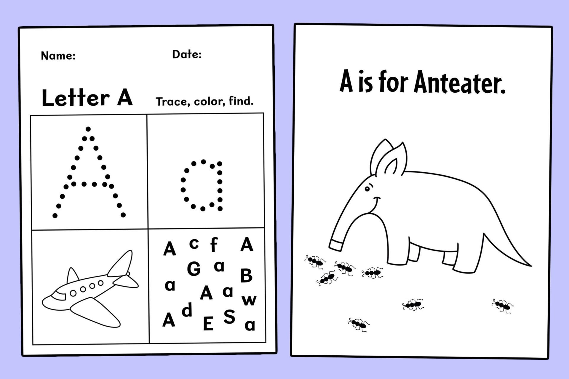 FREE Alphabet Worksheets For Preschool The Hollydog Blog