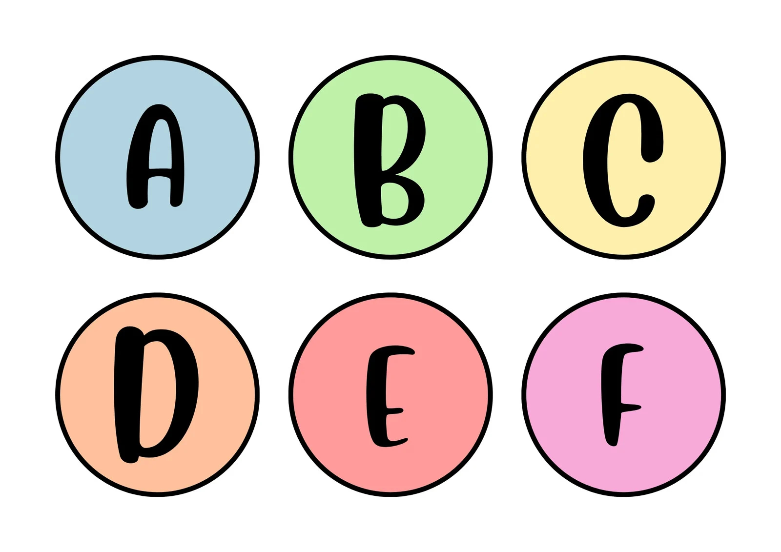 free and customizable alphabet templates canva