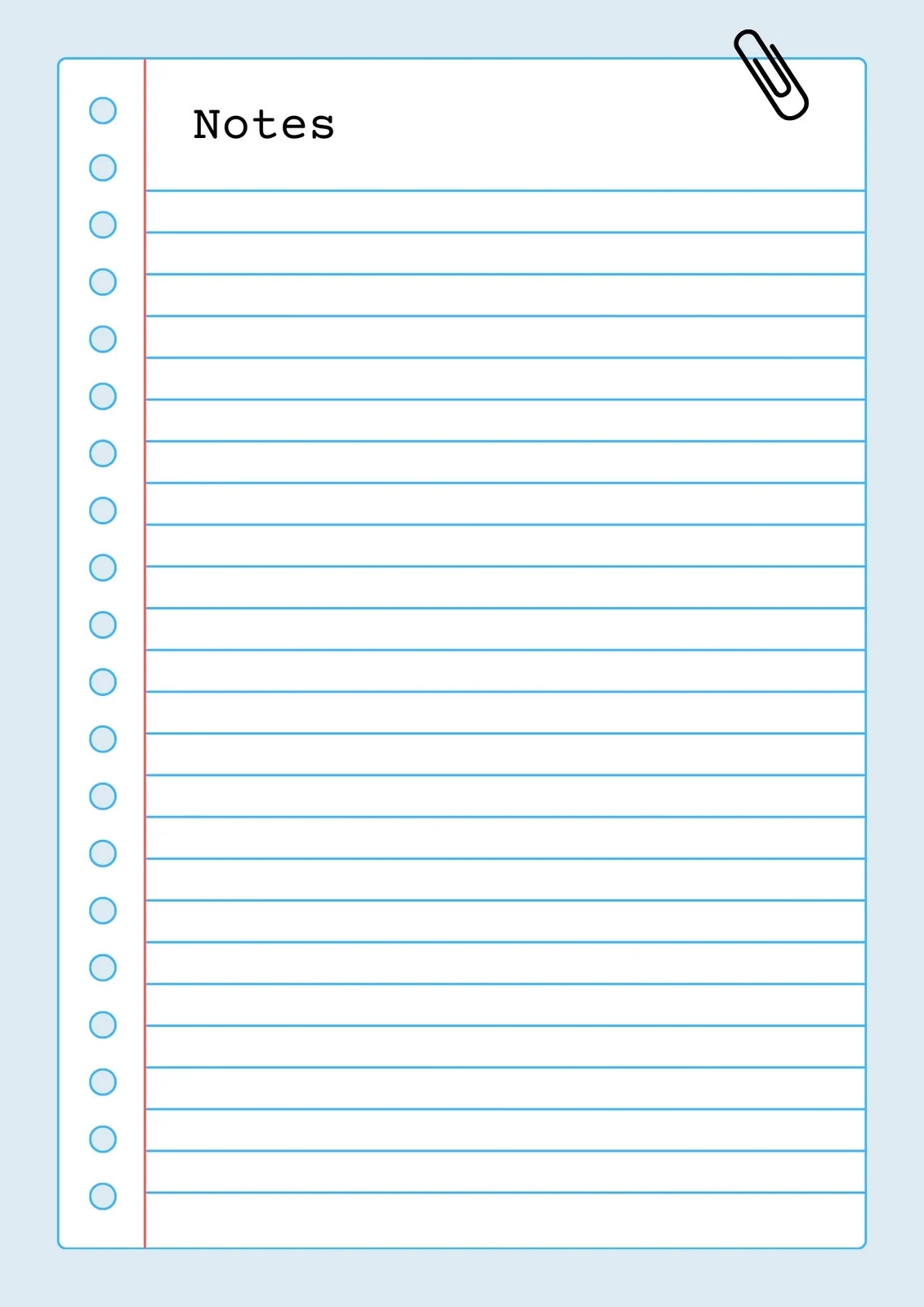 Free And Customizable Paper Templates