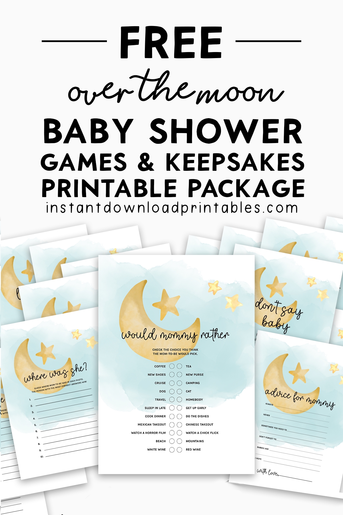 Free Printable Baby Shower Games Pdf