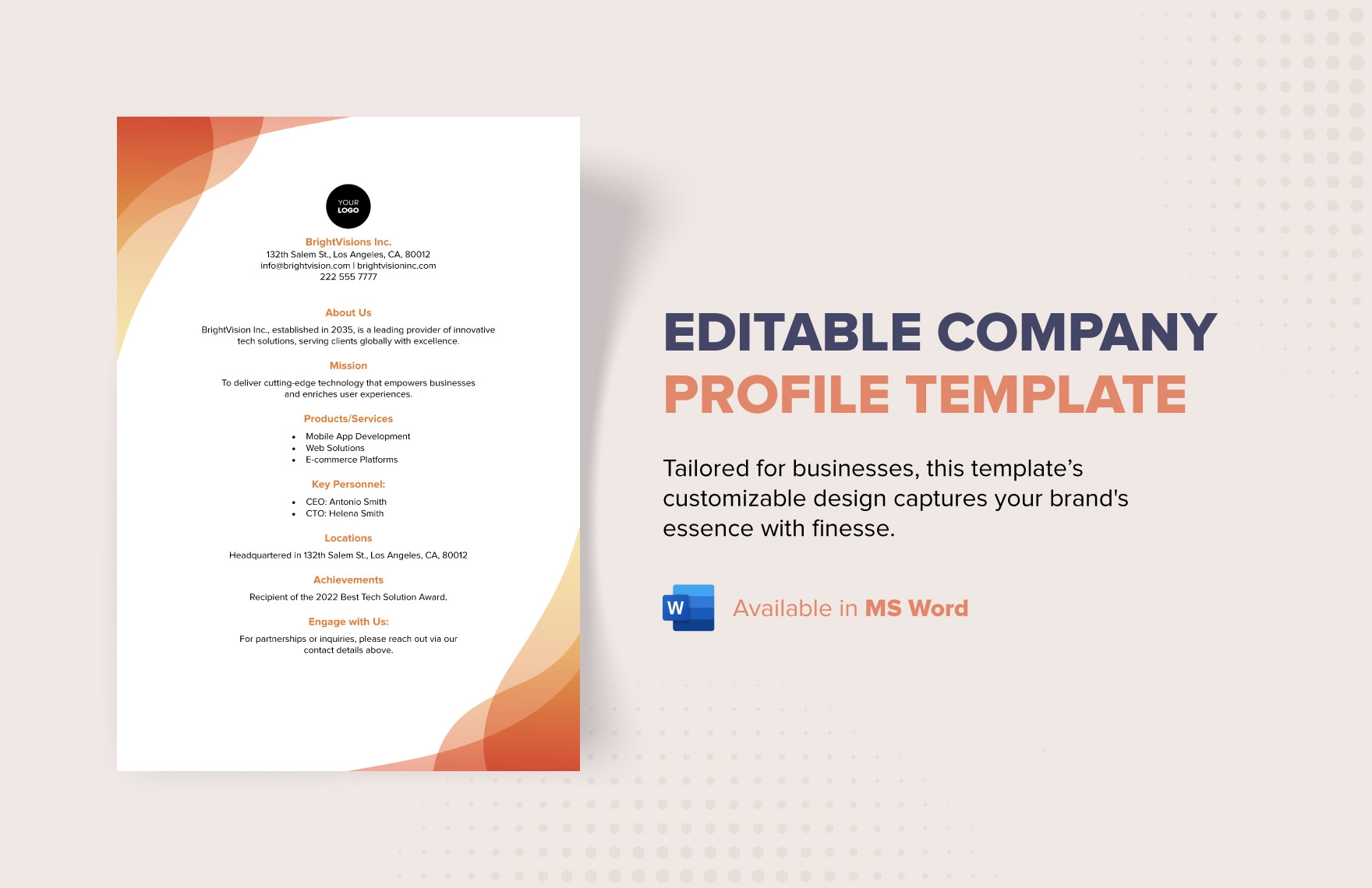 Free Beautiful Editable Word Templates To Download